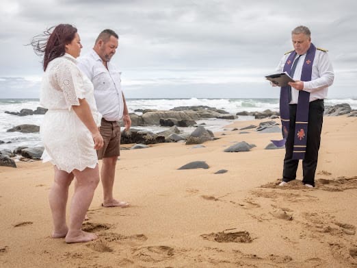 Wedding ceremony by Dr. Gerrit Rademeyer in Mashishing
