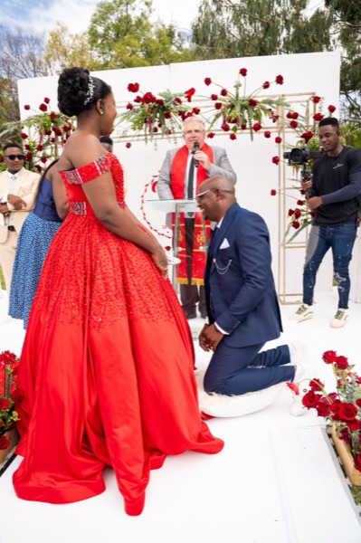Wedding ceremony by Dr. Gerrit Rademeyer in Mashishing